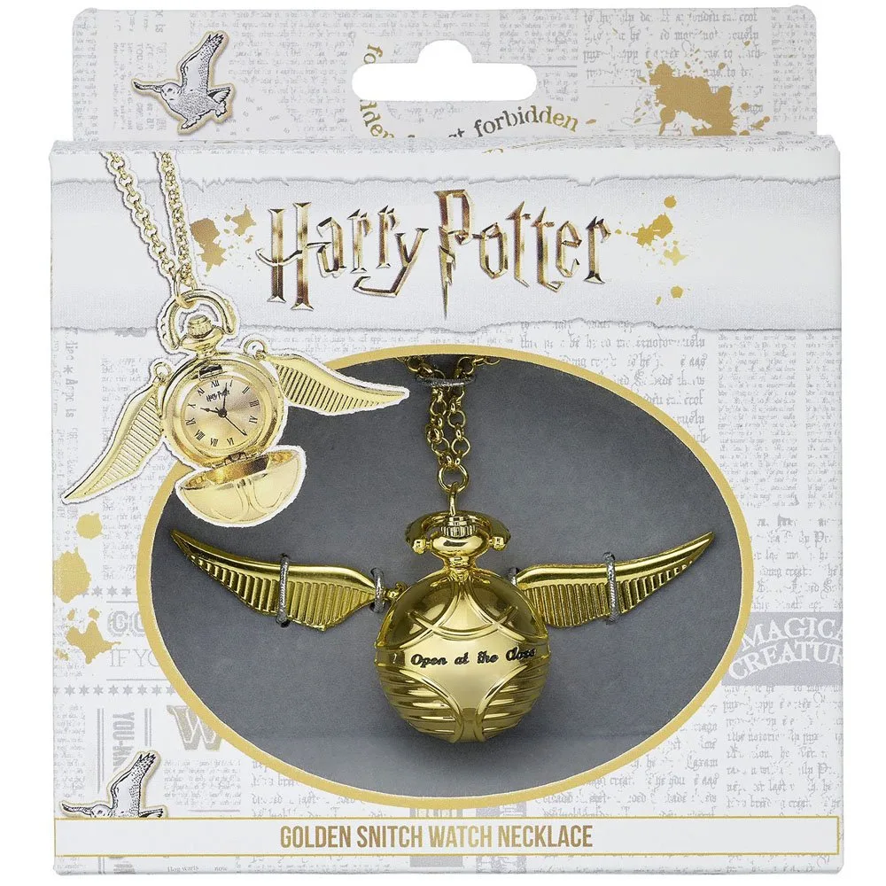 Harry Potter Watch Necklace – Gold-Plated Golden Snitch 3