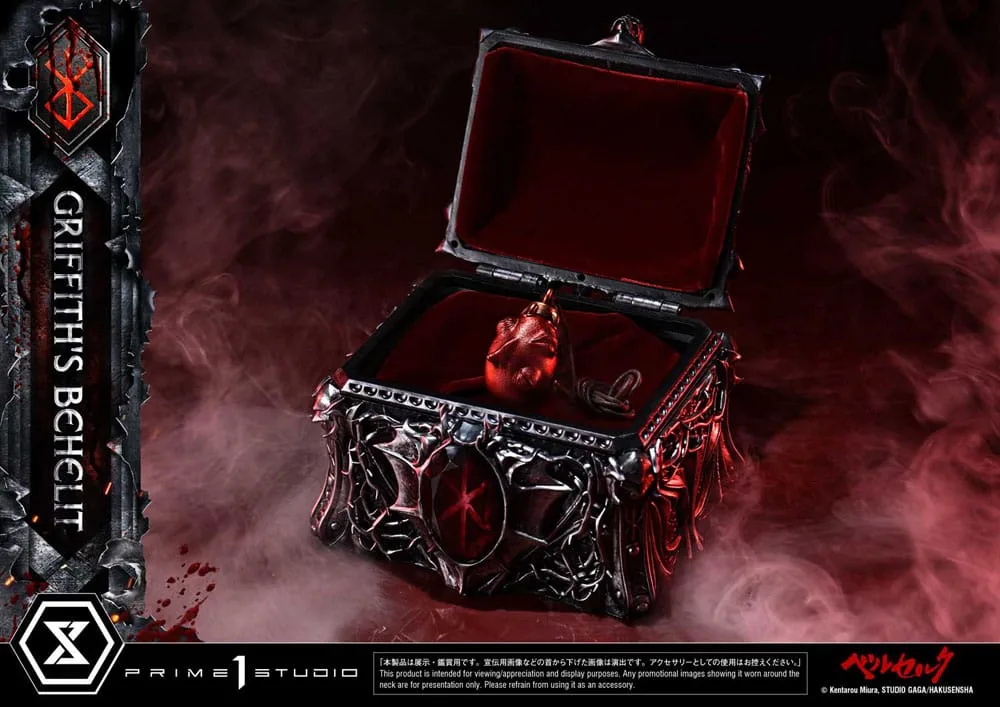 Berserk Statue – Griffith’s Behelit Life Scale 6 cm 3
