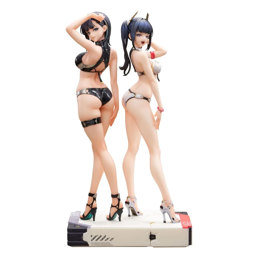 Original Character PVC Statues – Konno Ao & Hakuyou Maruko 1/6 30 cm