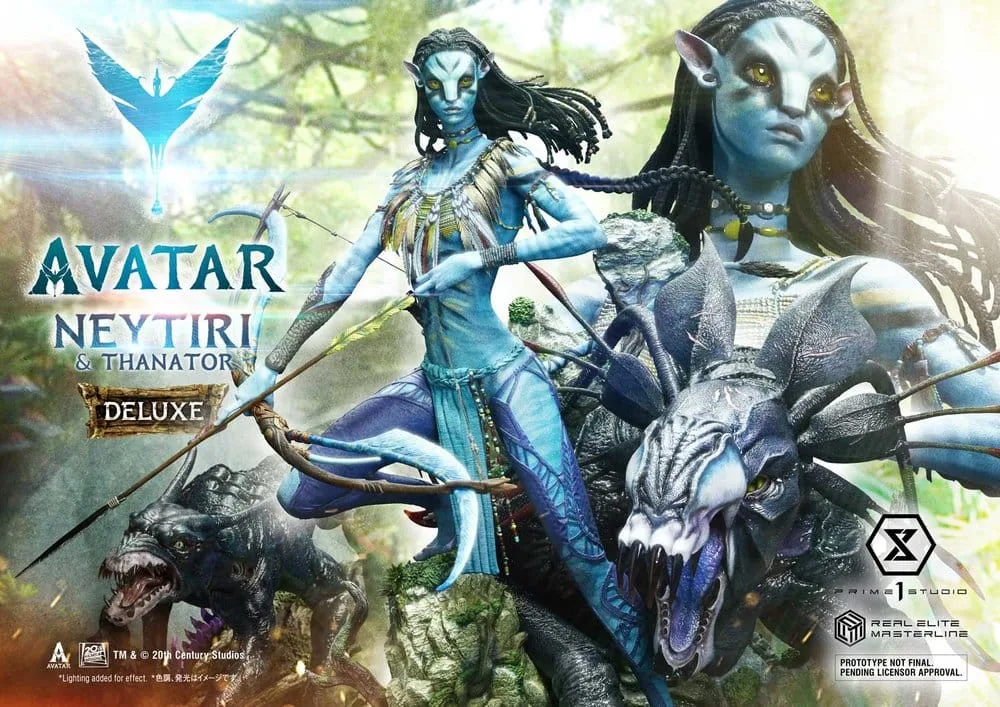 Avatar Beeld – Neytiri & Thanator Deluxe Bonus 1/4 75 cm 2