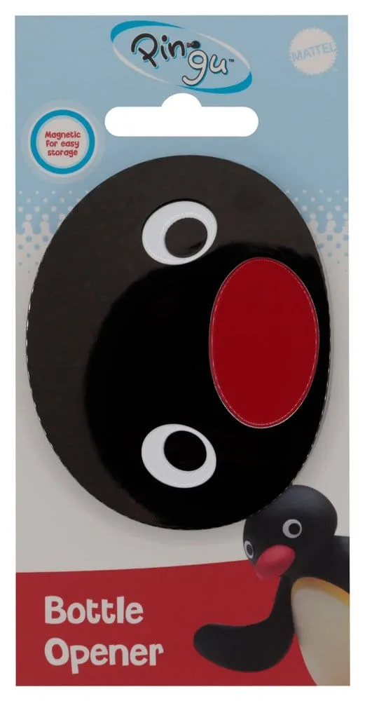 Pingu flesopener – Gezicht met magneten 4