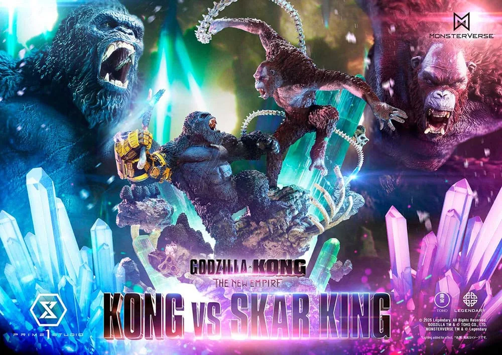 Godzilla x Kong Statue – Kong vs Skar King Bonus Version 104 cm 2
