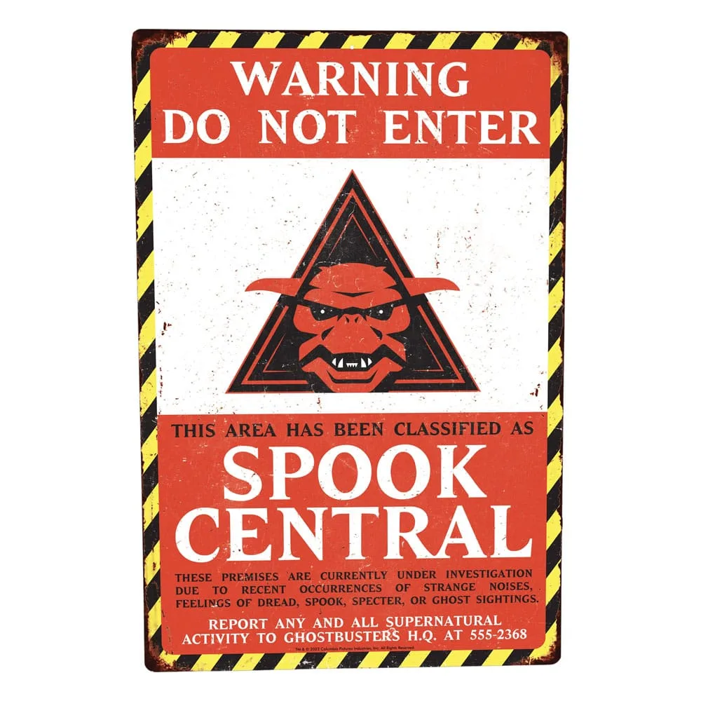 Ghostbusters Metal Sign – Spook Central