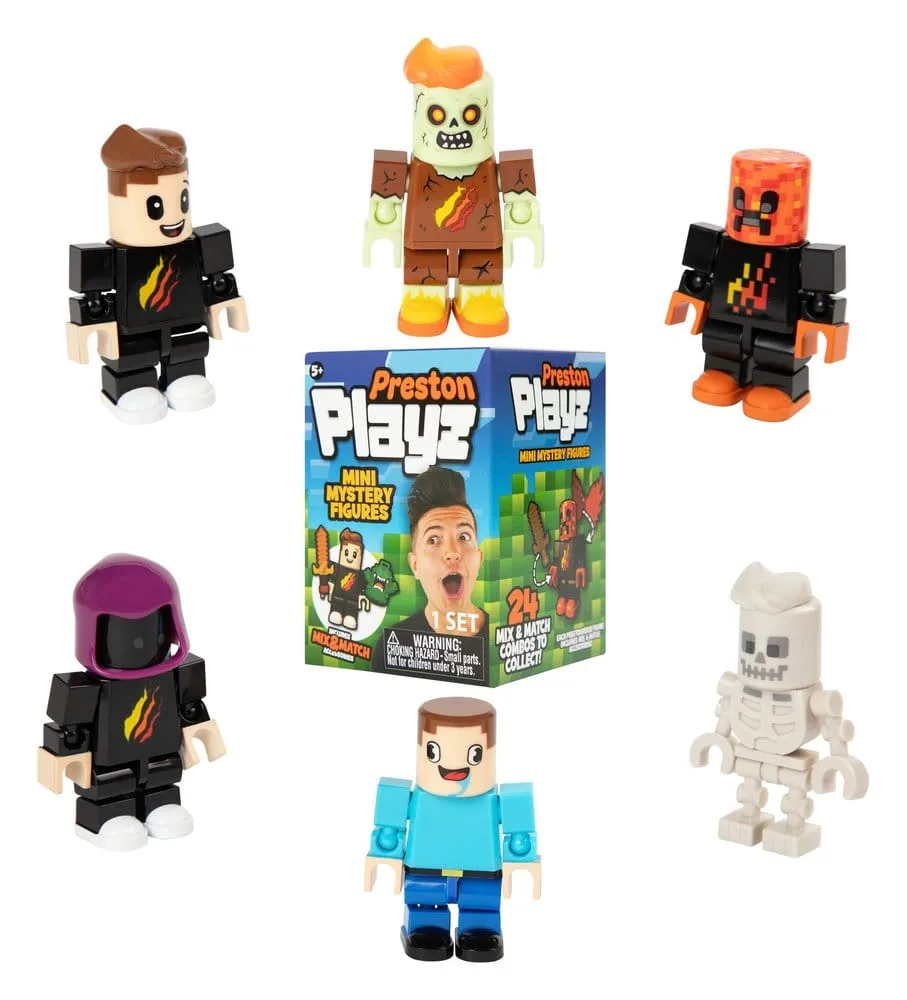 Preston Playz Mini Figures – Series 1 Blind Box Display of 12 2