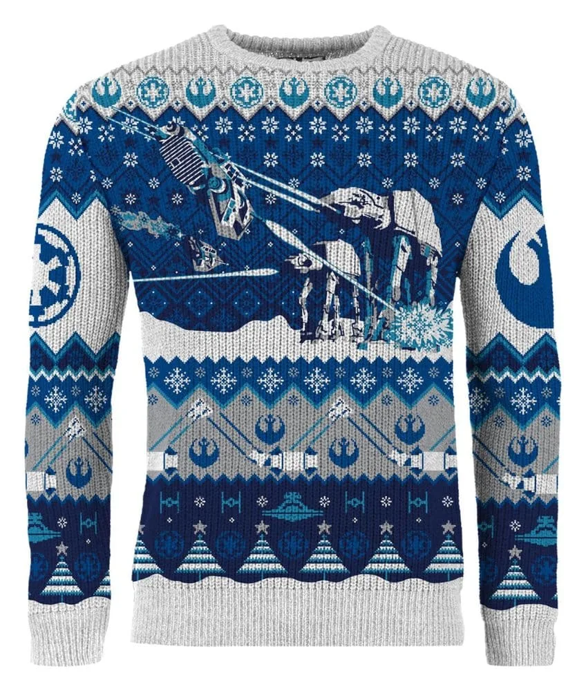 Star Wars Christmas Sweater – AT-AT Assault Size M 3