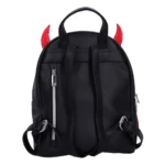 AC/DC Backpack – Red Logo and Devil Horns 2