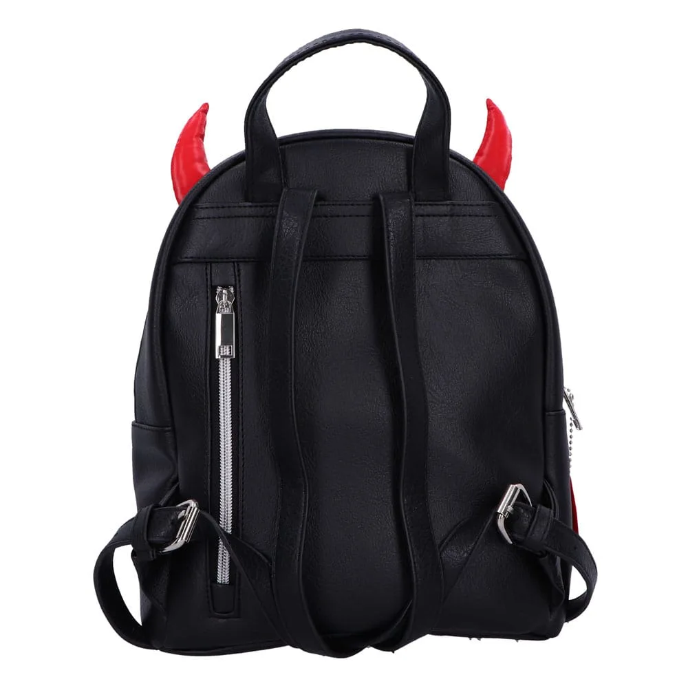 AC/DC Backpack – Red Logo and Devil Horns 2