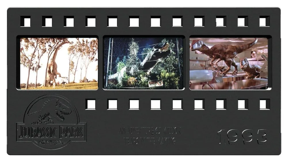 Jurassic Park Metal Ingot – Film Strip Collectible 12 cm