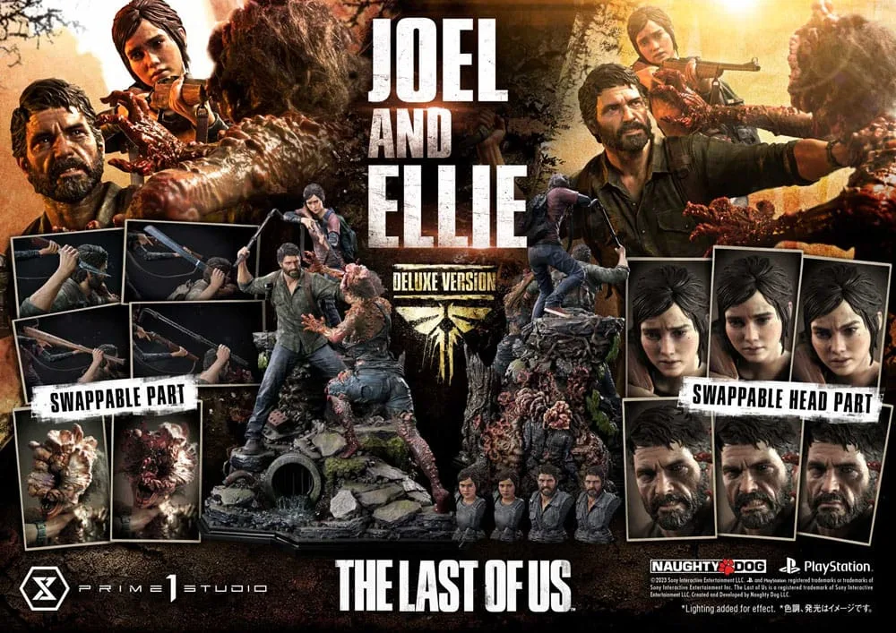 The Last of Us Part I Statue – Joel and Ellie Deluxe 73 cm 22
