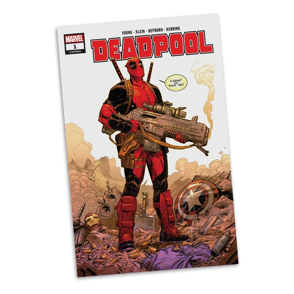 Marvel PVC Statue – Deadpool Grey Suit Chase 1/6 Scale 27 cm 7