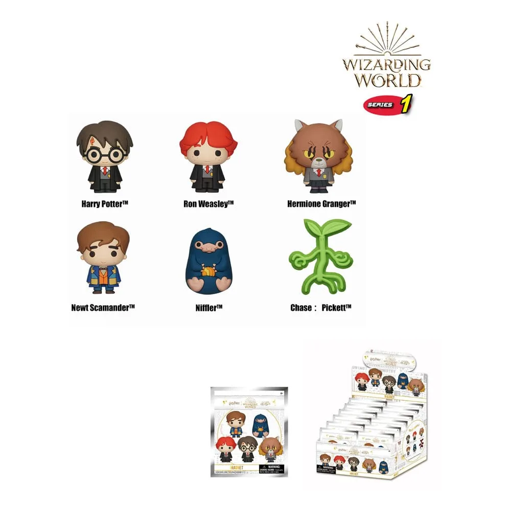 Wizarding World 3D Magnets – Series 1 Display of 12