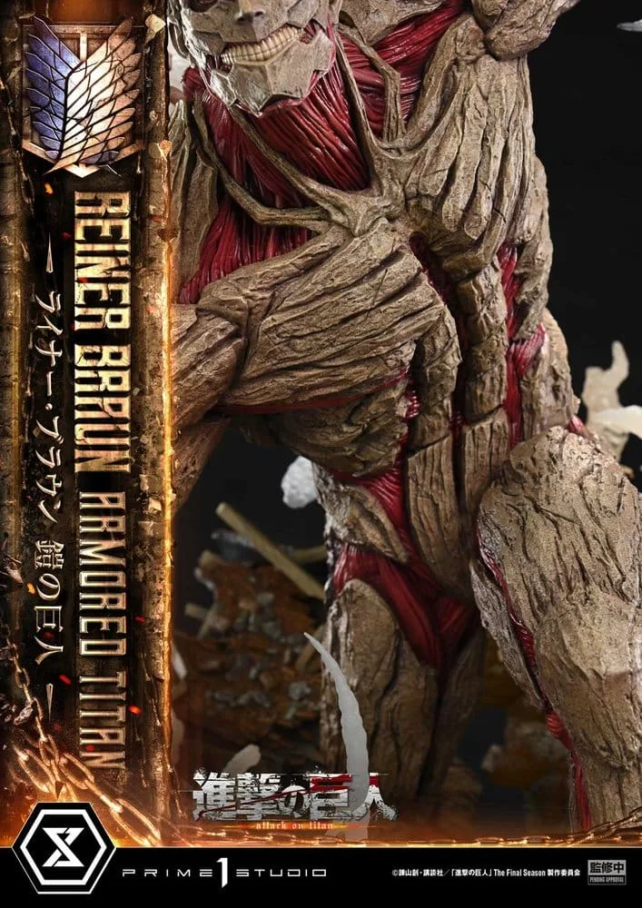 Attack on Titan Diorama Statue – Reiner Braun Armored Titan 75 cm 12