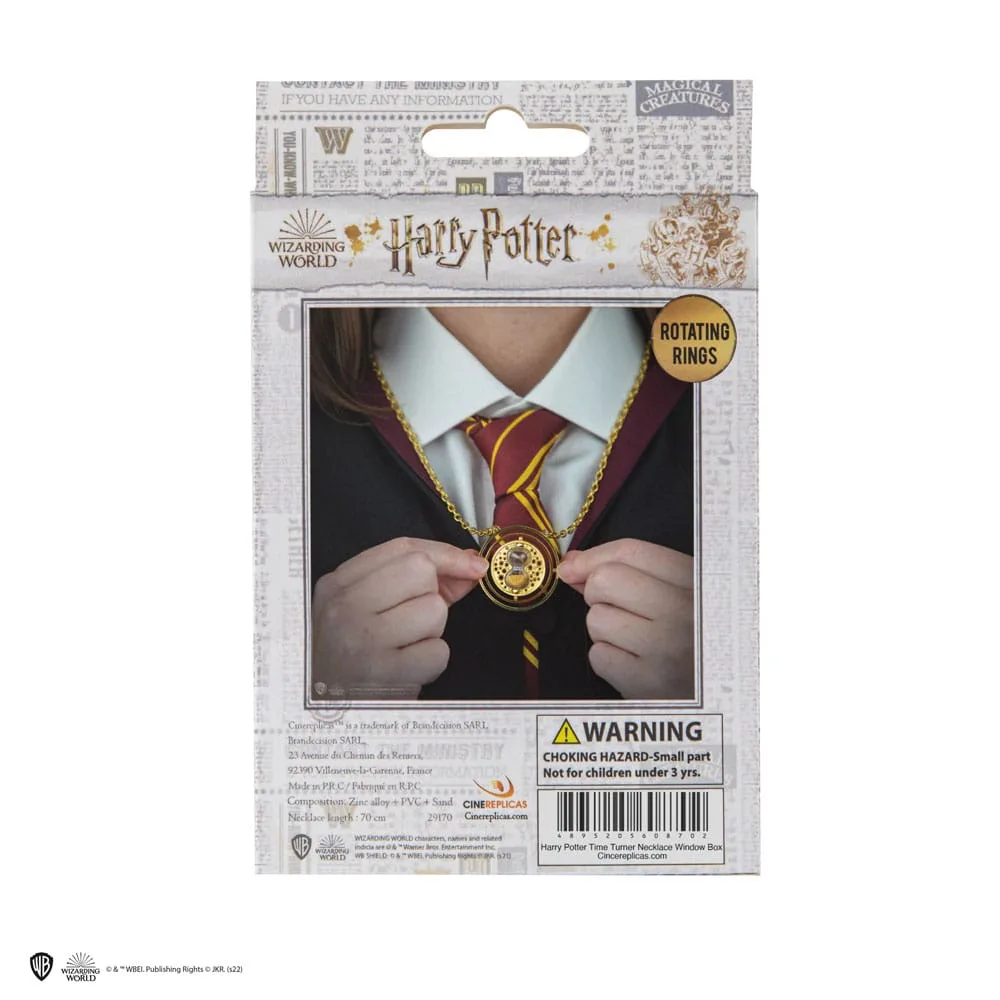 Harry Potter Halskette – Zeitumkehrer mit Geschenkbox 70 cm 8