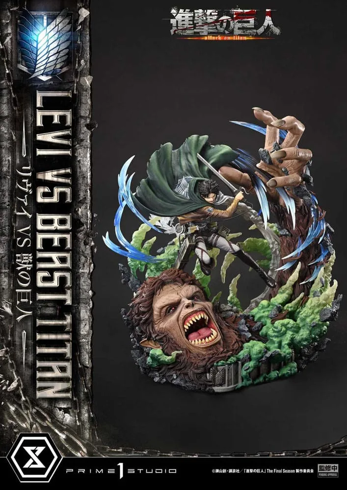 Attack on Titan Statue – Levi Versus Beast Titan 73 cm 9