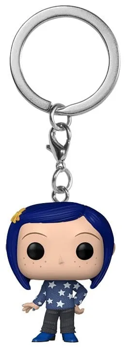 Coraline Vinyl Keychains – Sweater Pop Display of 12 4 cm