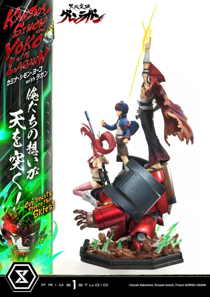 Gurren Lagann Statue – Team with Lagann Deluxe Bonus 1/4 97 cm 5
