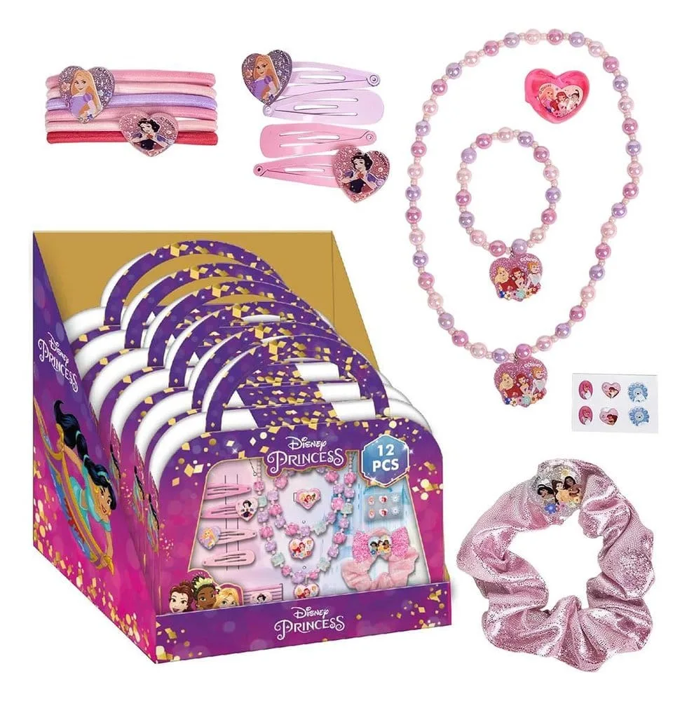 Disney Princess Beauty Accessories – Display of 6