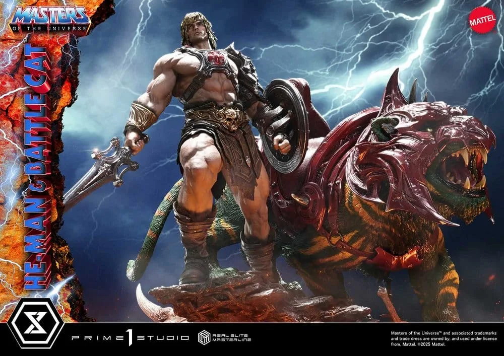 Masters of the Universe Statue – He-Man and Battle Cat 86 cm 14
