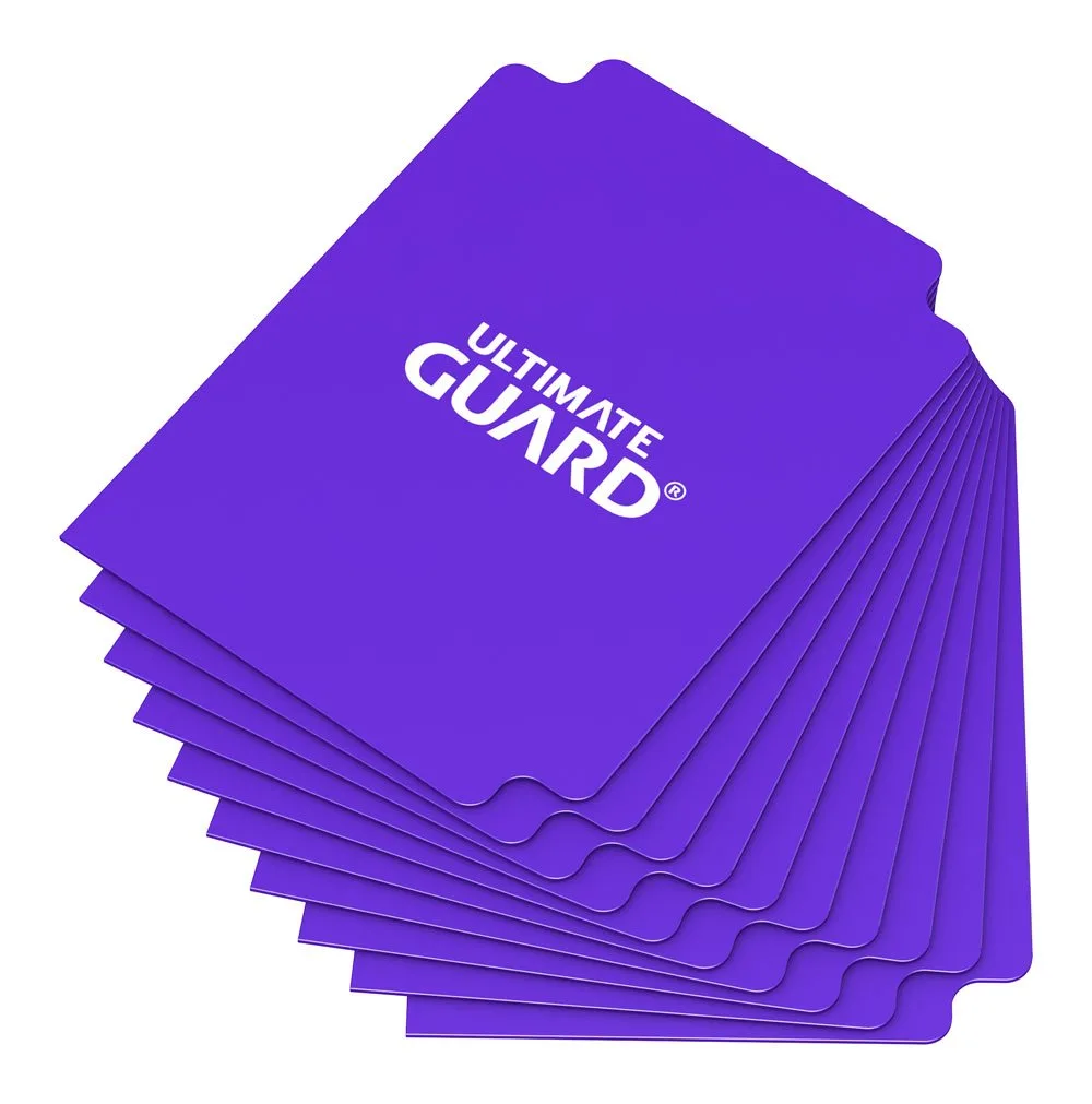Ultimate Guard Card Dividers – Purple 10-Pack 67 x 93 mm