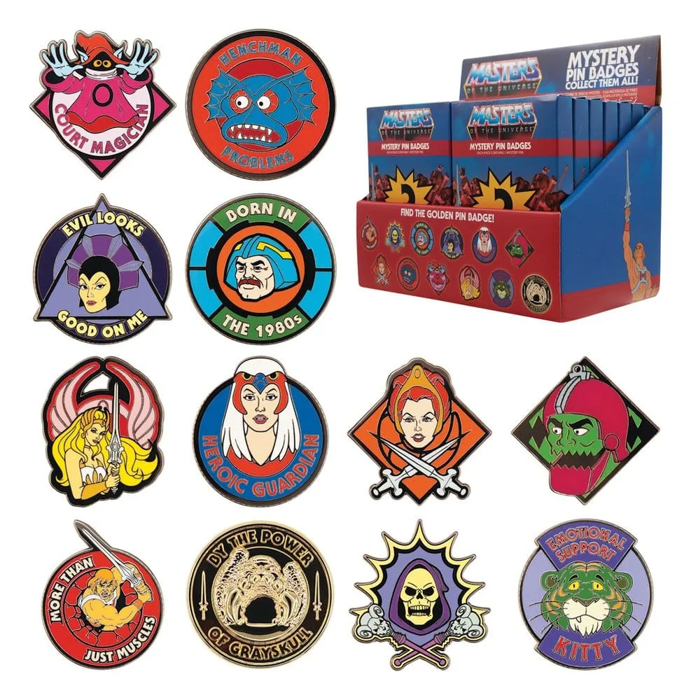 Masters of the Universe Pin Badges – 12 Blind Box Display 14