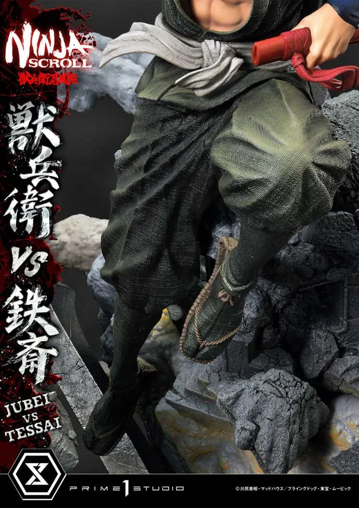 Ninja Scroll Statue – Jubei Versus Tessai 1/4 Scale 101 cm 22