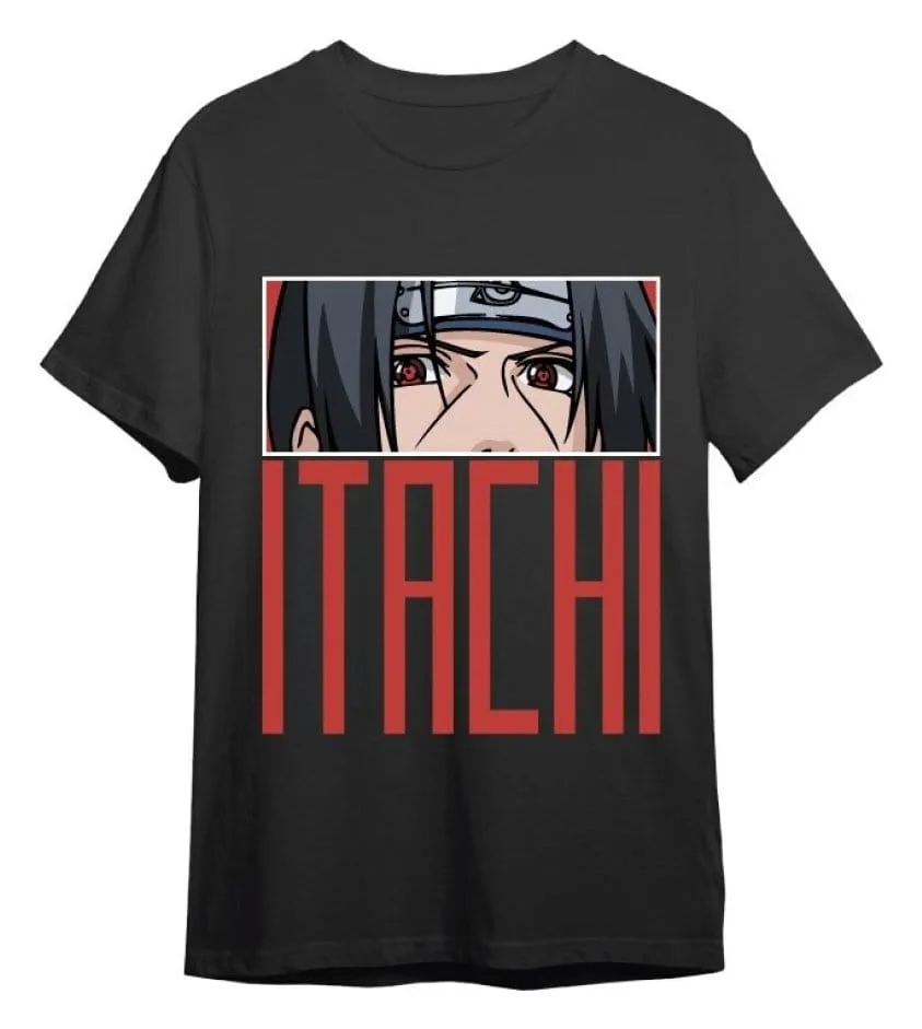 Naruto Shippuden T-Shirt – Itachi Eyes Black XXL