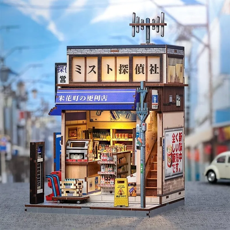Miniature House Model Kit – Beika-cho Convenience Store 22 x 15 cm 3
