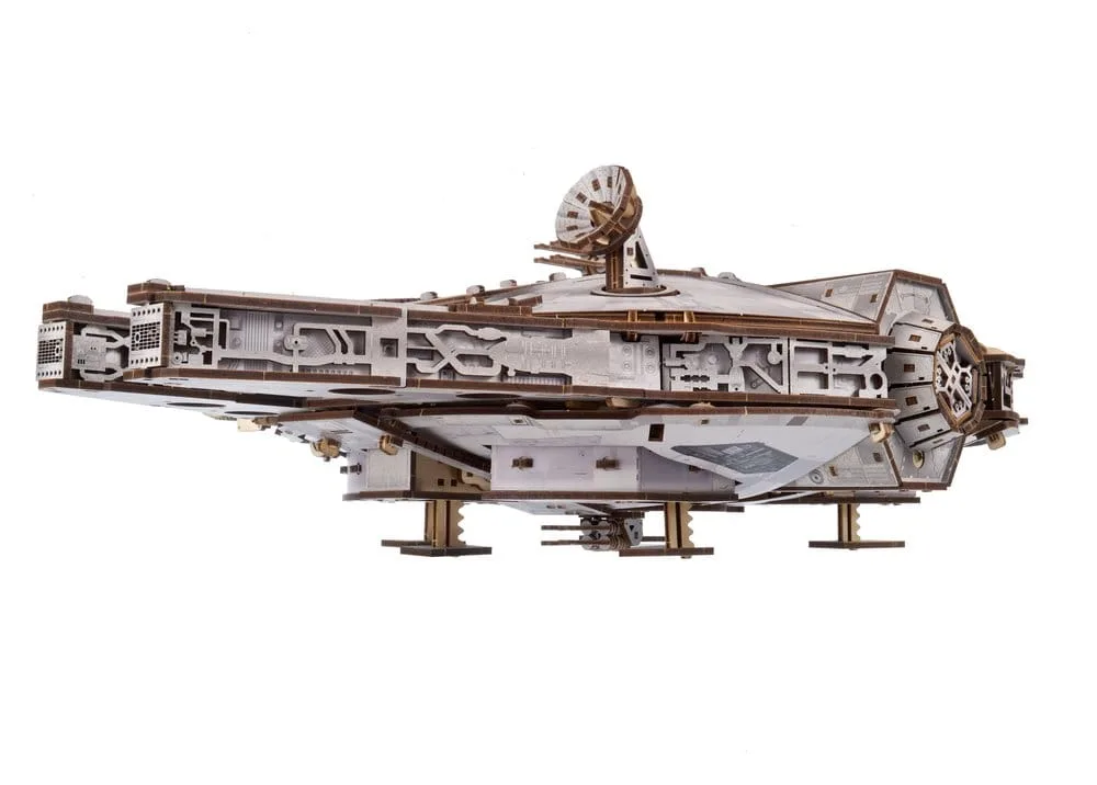 Star Wars Wooden Model Kit – Millennium Falcon 1/75 Scale 4