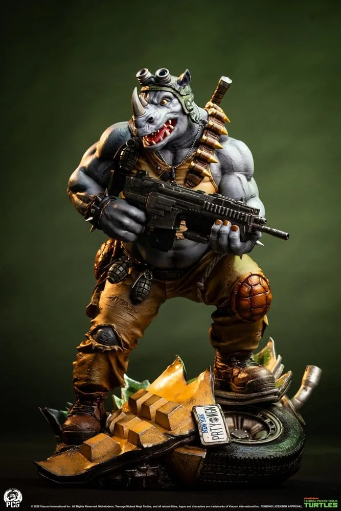 Teenage Mutant Ninja Turtles Statue – Legends Rocksteady 1/3 69 cm 2