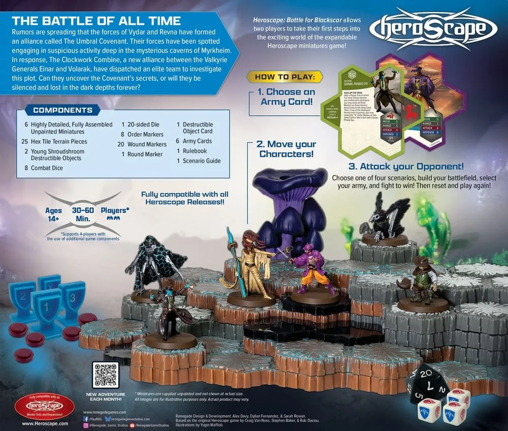 Heroscape Board Game – Battle for Blackscar Battle Box 2