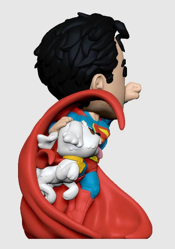 Superman 2025 Vinyl Figure – With Krypto 13 cm 2