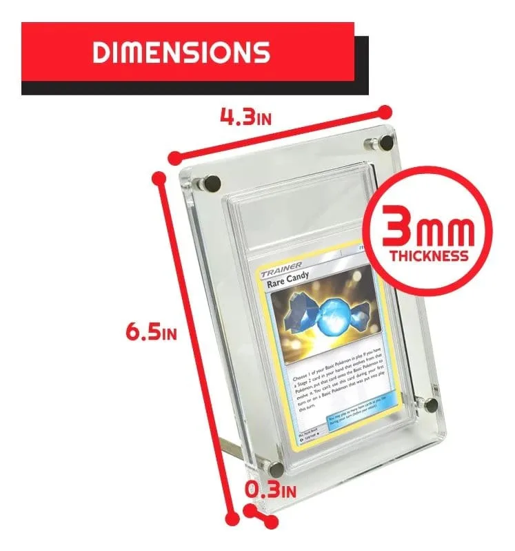 Evoretro Card Display Stand – PSA and CGC Acrylic 3 mm 4