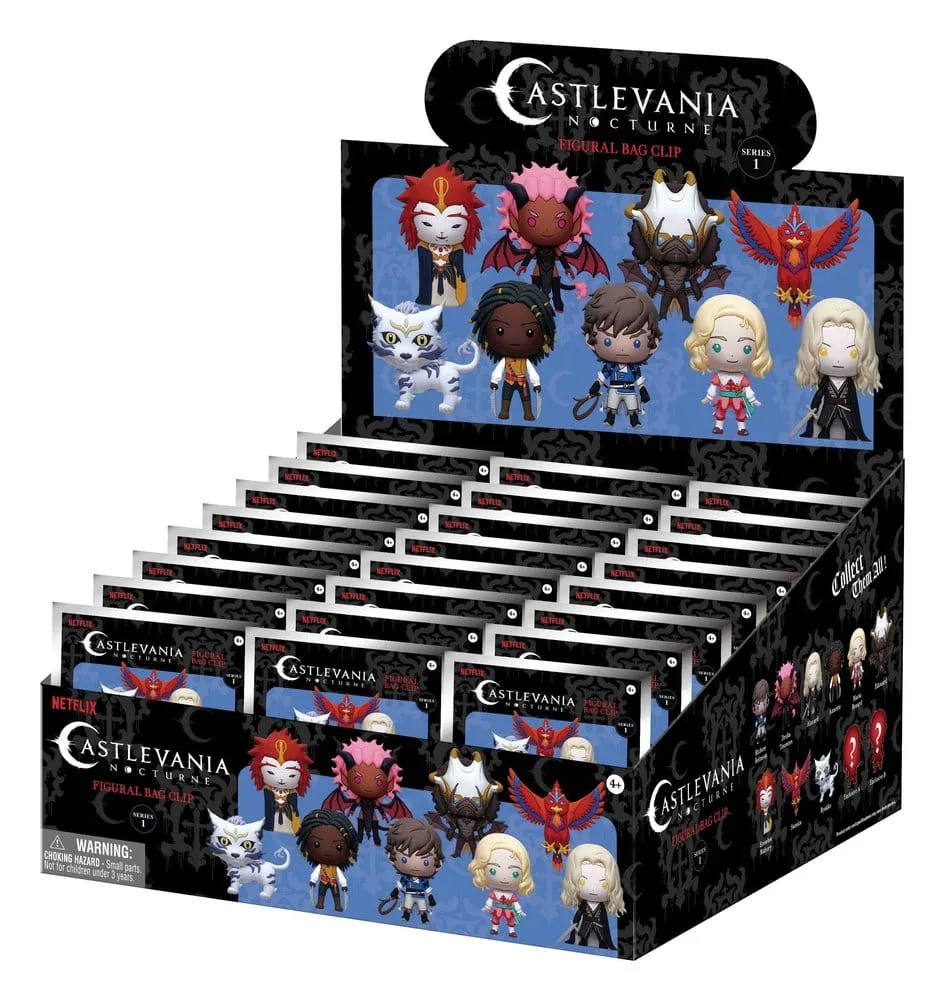 Castlevania Nocturne Bag Clip Display – Series 1 24 Blind Bags