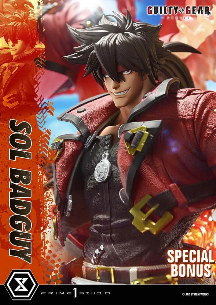 Guilty Gear Strive Statue – Sol Badguy Bonus Version 82 cm 6