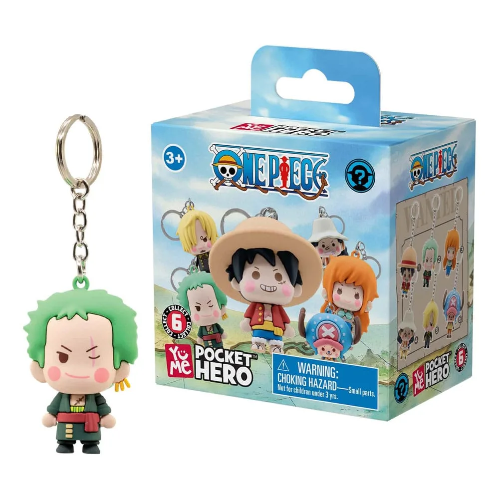 One Piece Keychain Display – Pocket Hero Series 2 12 Pack 6–7 cm 17