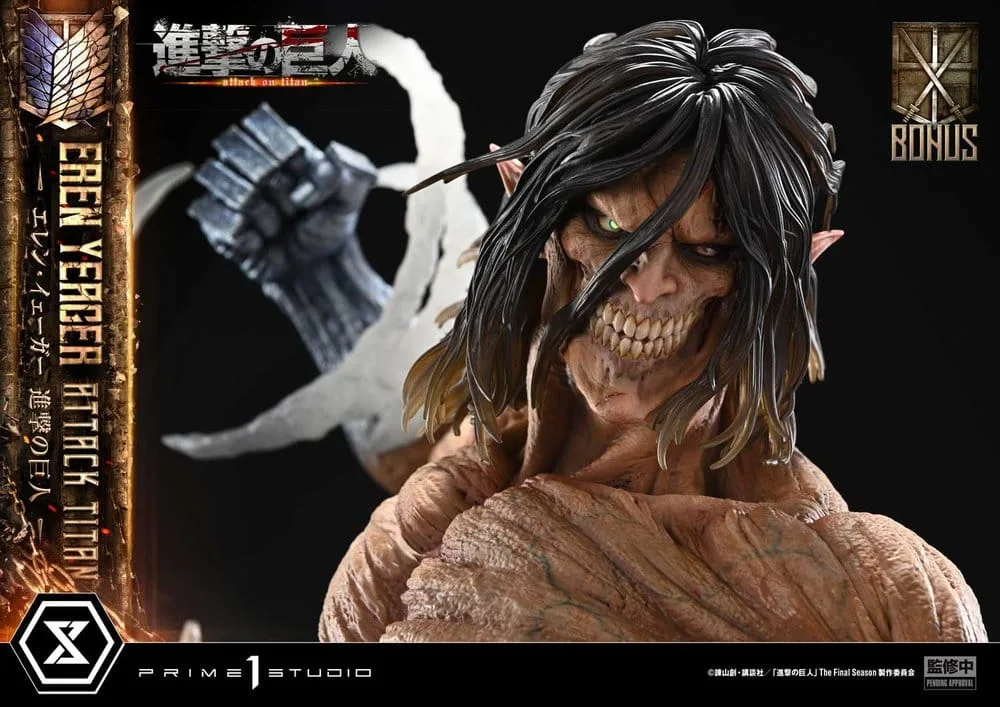 Attack on Titan Statue – Eren Yeager Attack Titan Bonus Version 81 cm 7