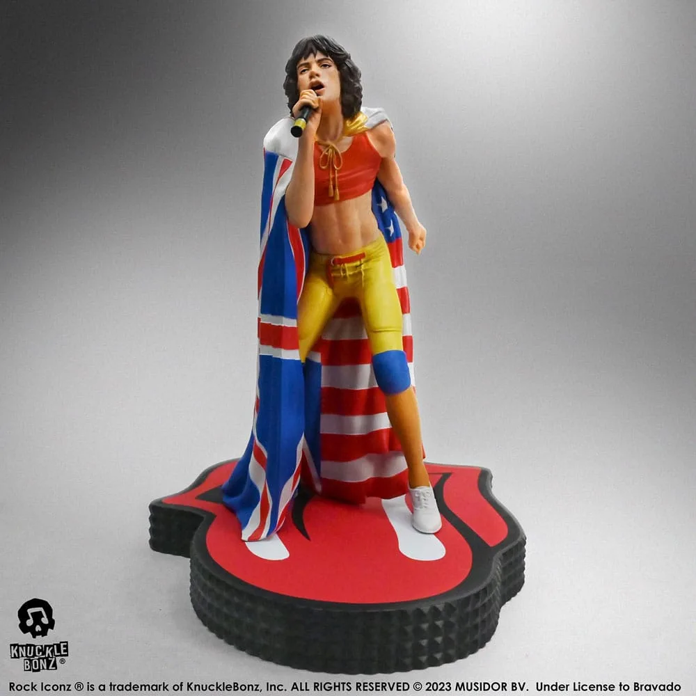 The Rolling Stones Statue – Mick Jagger Tattoo You Tour 1981 22 cm