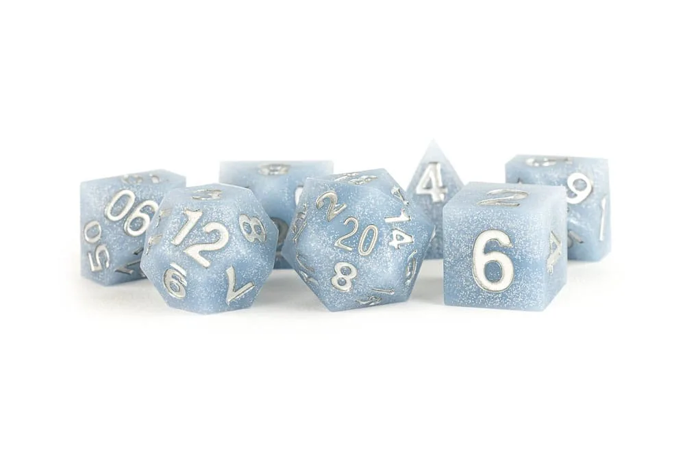 FanRoll Dice Set – Glacial Debris Silicone 16 mm 2