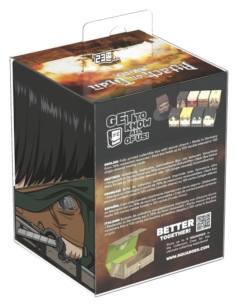 Attack on Titan Deck Box – Squaroes Mikasa Ackermann AOT003 10