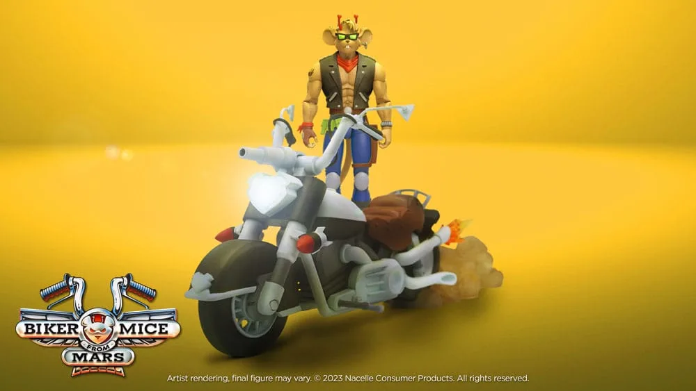 Biker Mice from Mars Vehicle – Throttle’s Martian Monster Bike 23 cm 6