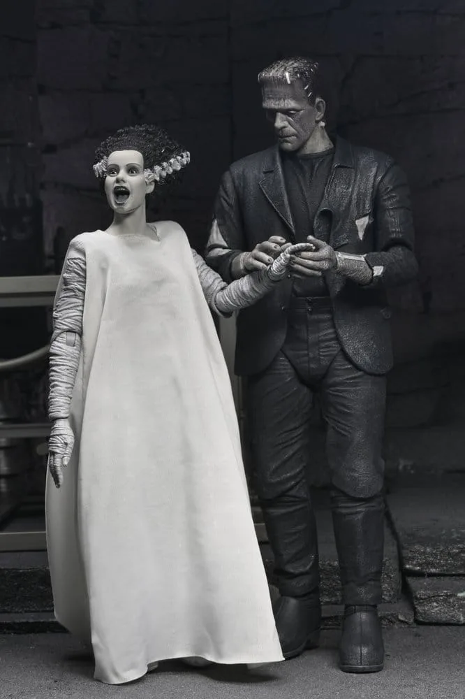 Universal Monsters Action Figures – Monster and Bride 2-Pack 18 cm 12