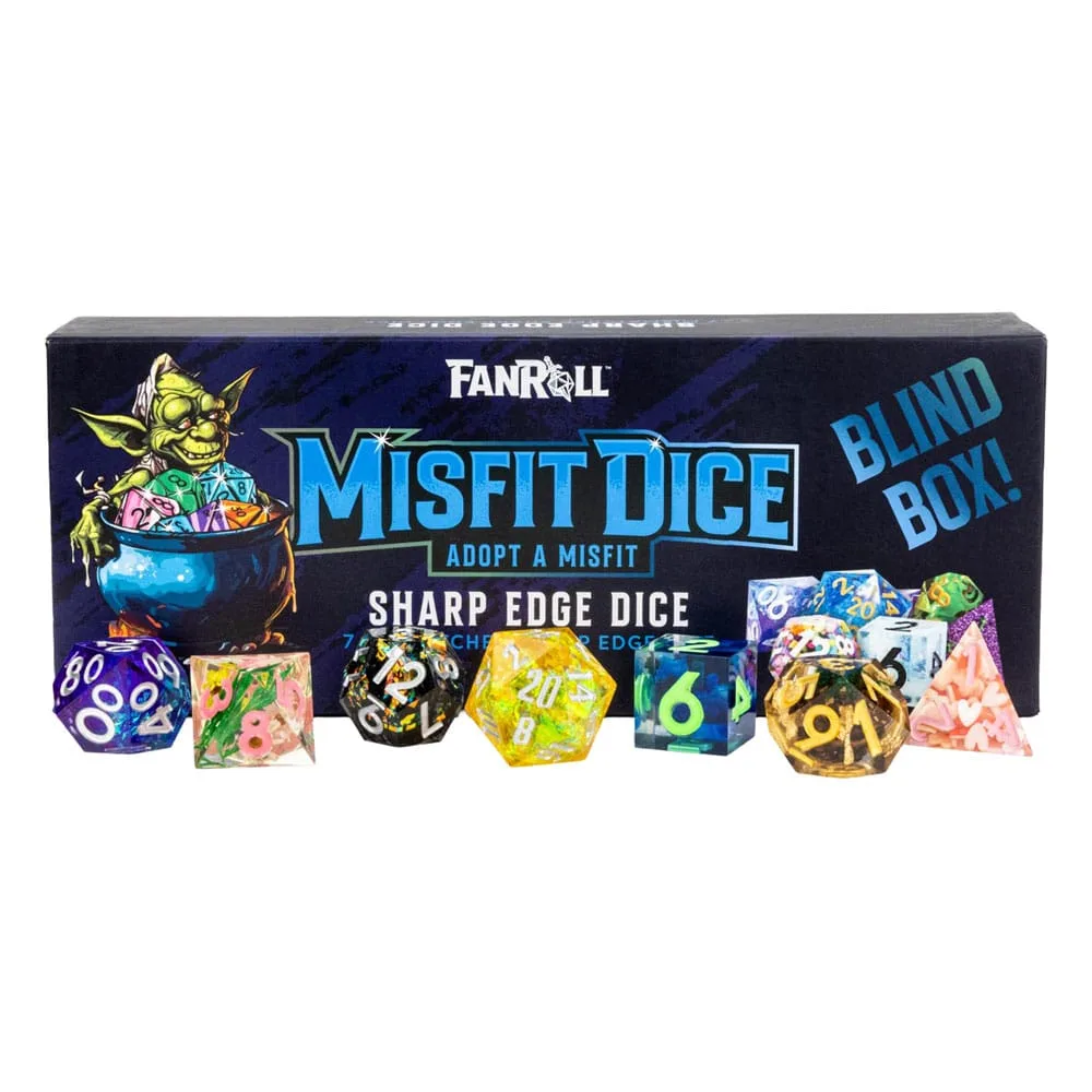 Misfit Dice Set Assortment – Adopt a Misfit Sharp Edge Blind Boxes