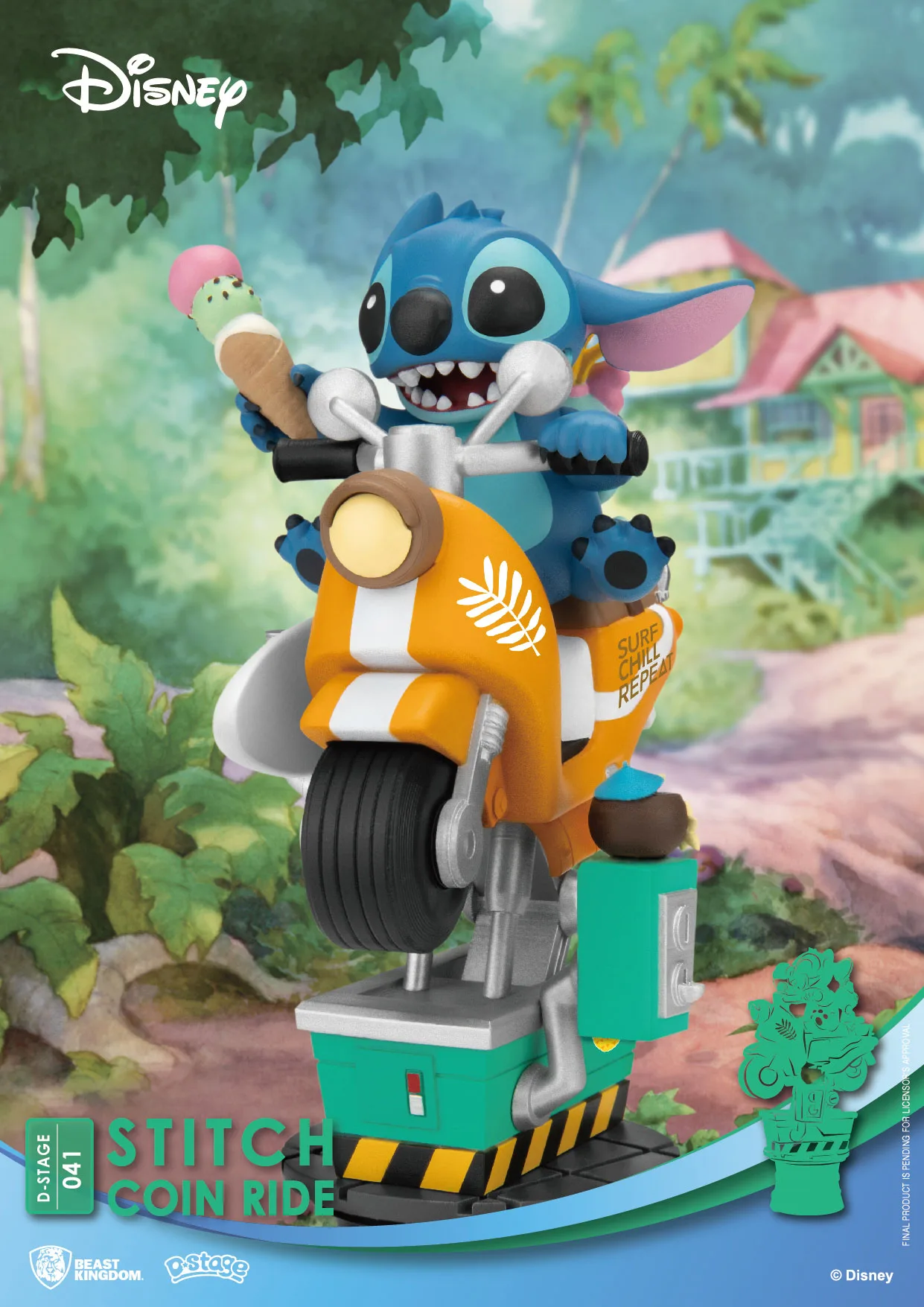 Disney diorama – Stitch Coin Ride D-Stage 16 cm 6