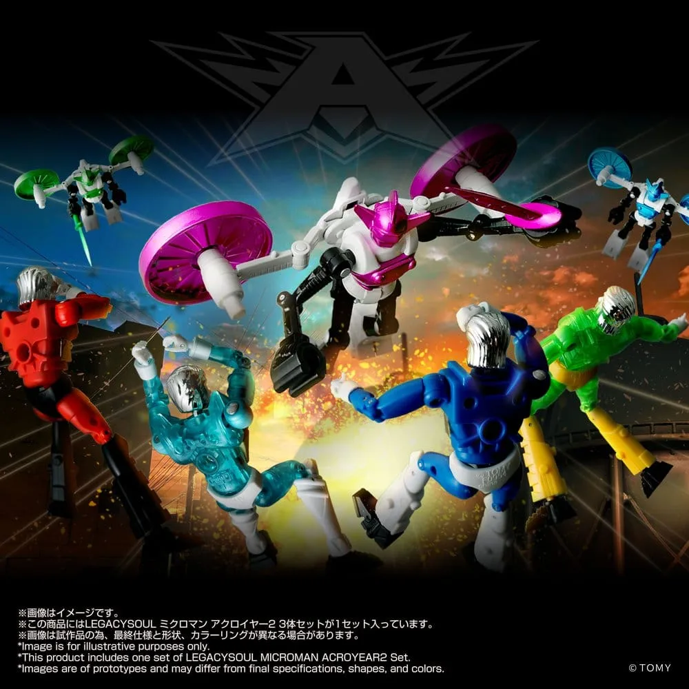 Microman Action Figure 3-Pack – Legacysoul Acroyear 2 5