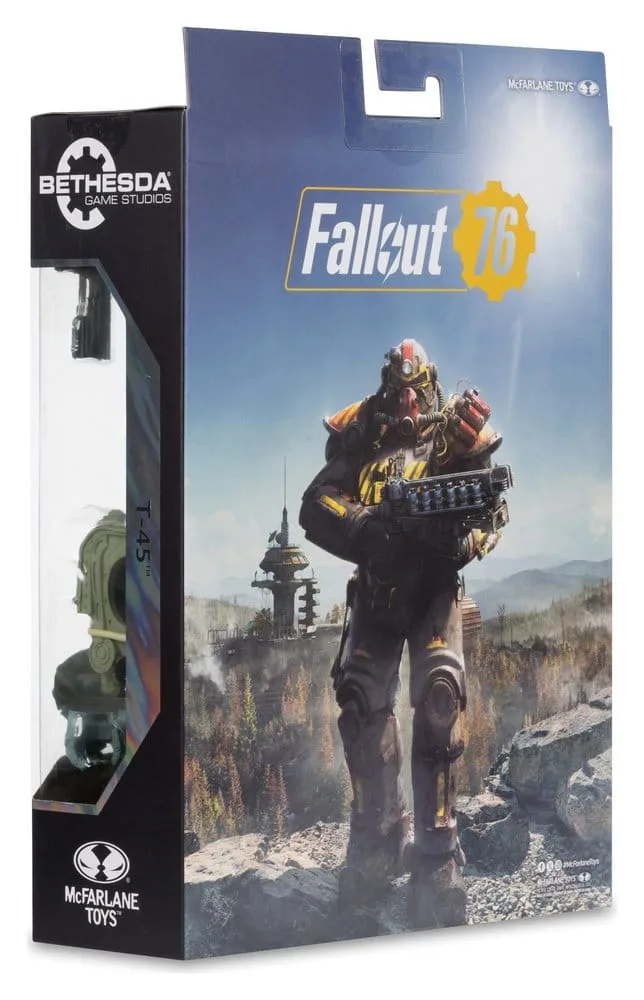 Fallout 76 Action Figure – T-45 Red Platinum Edition 20 cm 9