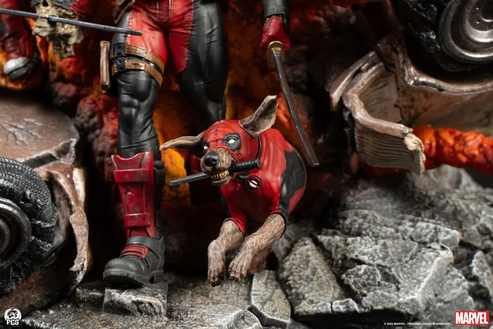 Marvel Fine Art Bust – Deadpool Corps Diorama 42 cm 10