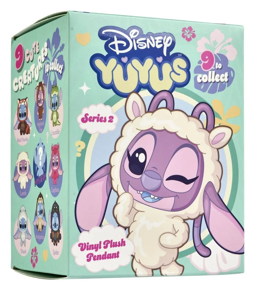 Disney Plush Keyrings – Stitch & Angel YuYus Wave 2 Display 13 cm 5