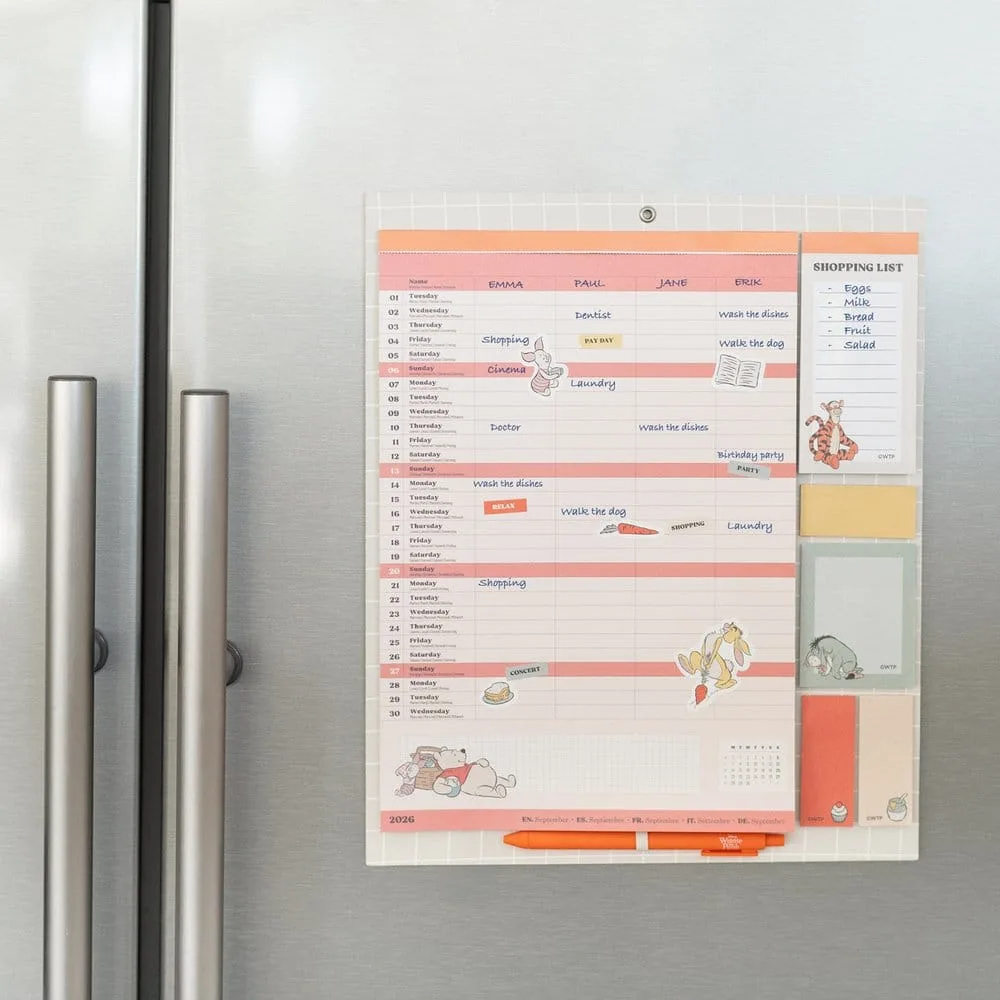 Winnie the Pooh Magnetic Planner – 2026/27 30 x 35 cm 2