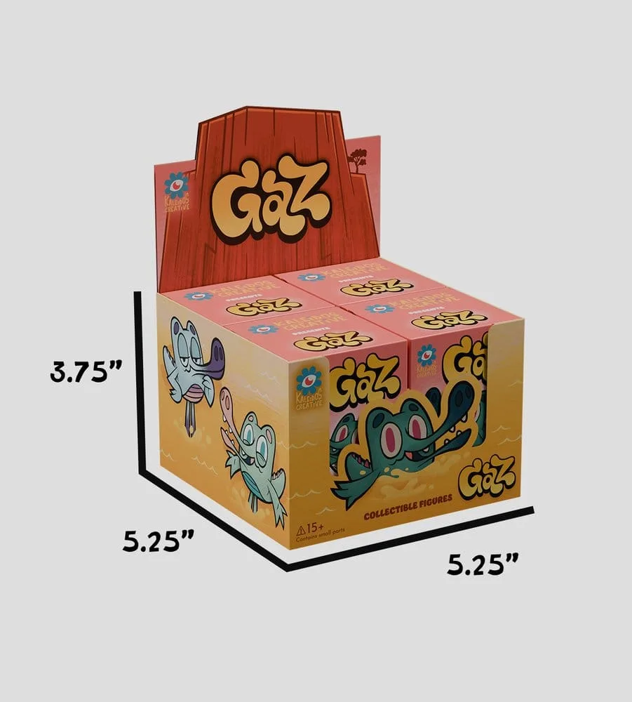 Gaz Mini Figures – Blind Box Display of 4 7 cm 8