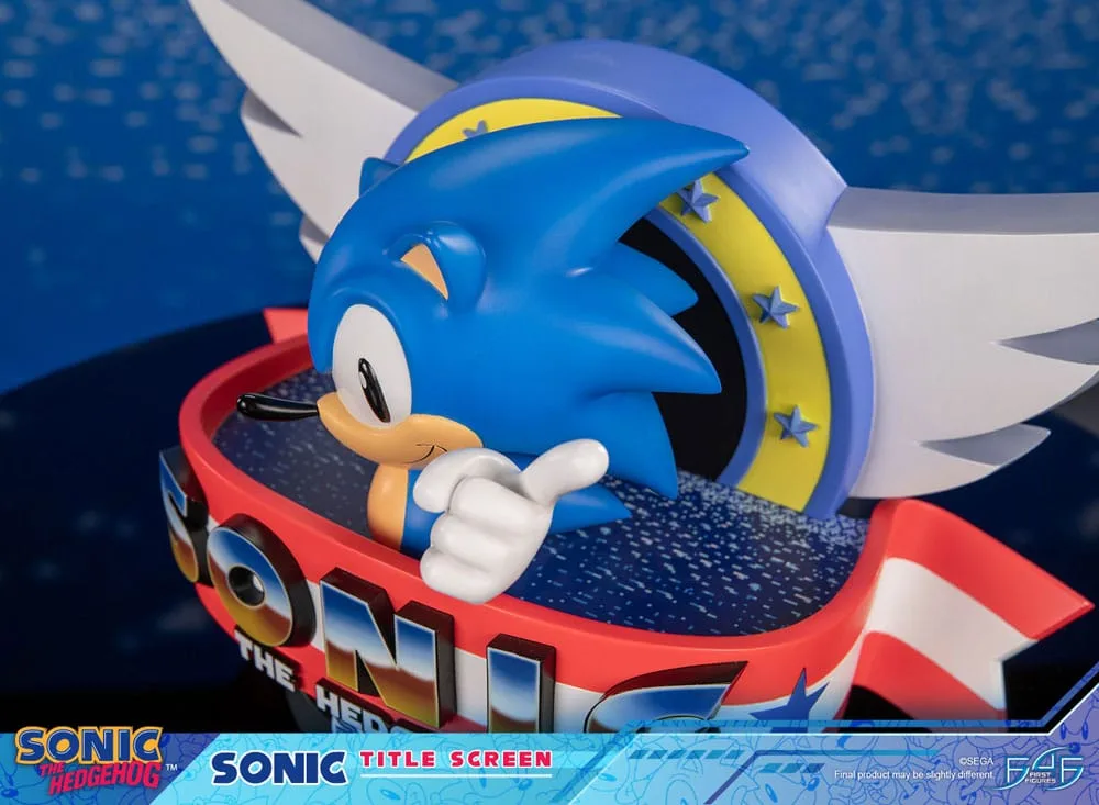 Sonic the Hedgehog Statue – Title Screen 21 cm 12